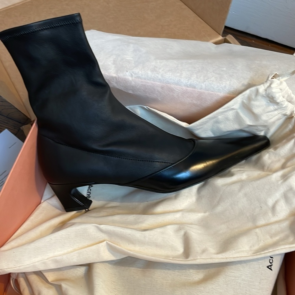 Acne Studios Black Heeled Boots